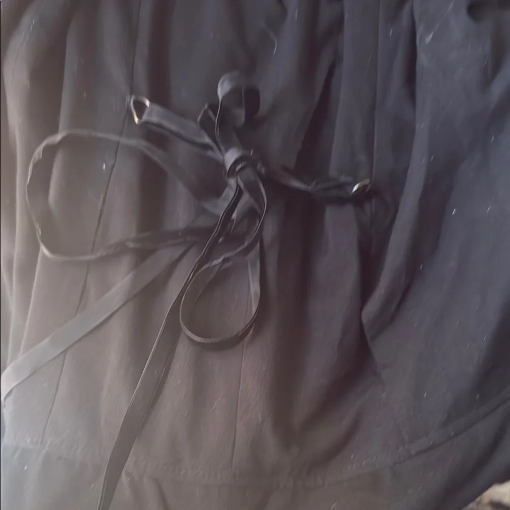 Spin doctor Black Ruffled Tiered Steampunk Blazer goth witchy Beatrice waistcoat - Picture 14 of 14